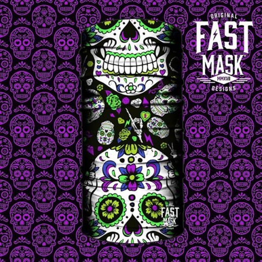 Dia de los Muertos Bandana design by CarlosNieto.com for Fast Mask